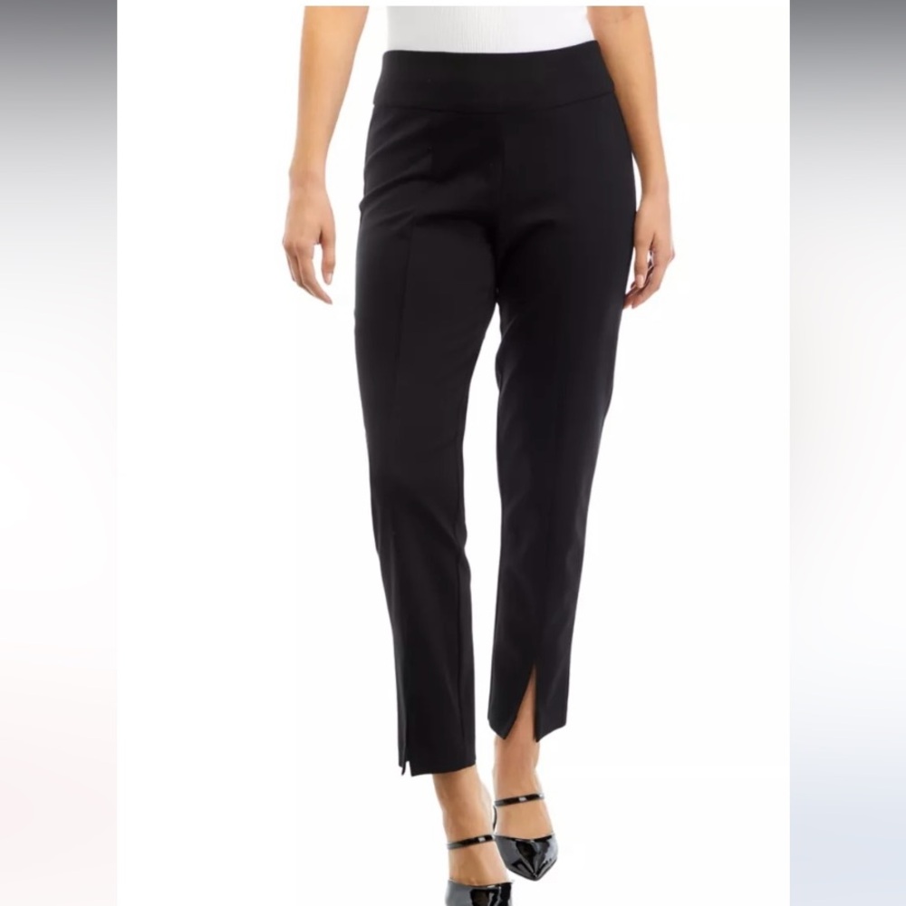 Women’s Nine West Black Split Hem Ponte Pull On Pants- small